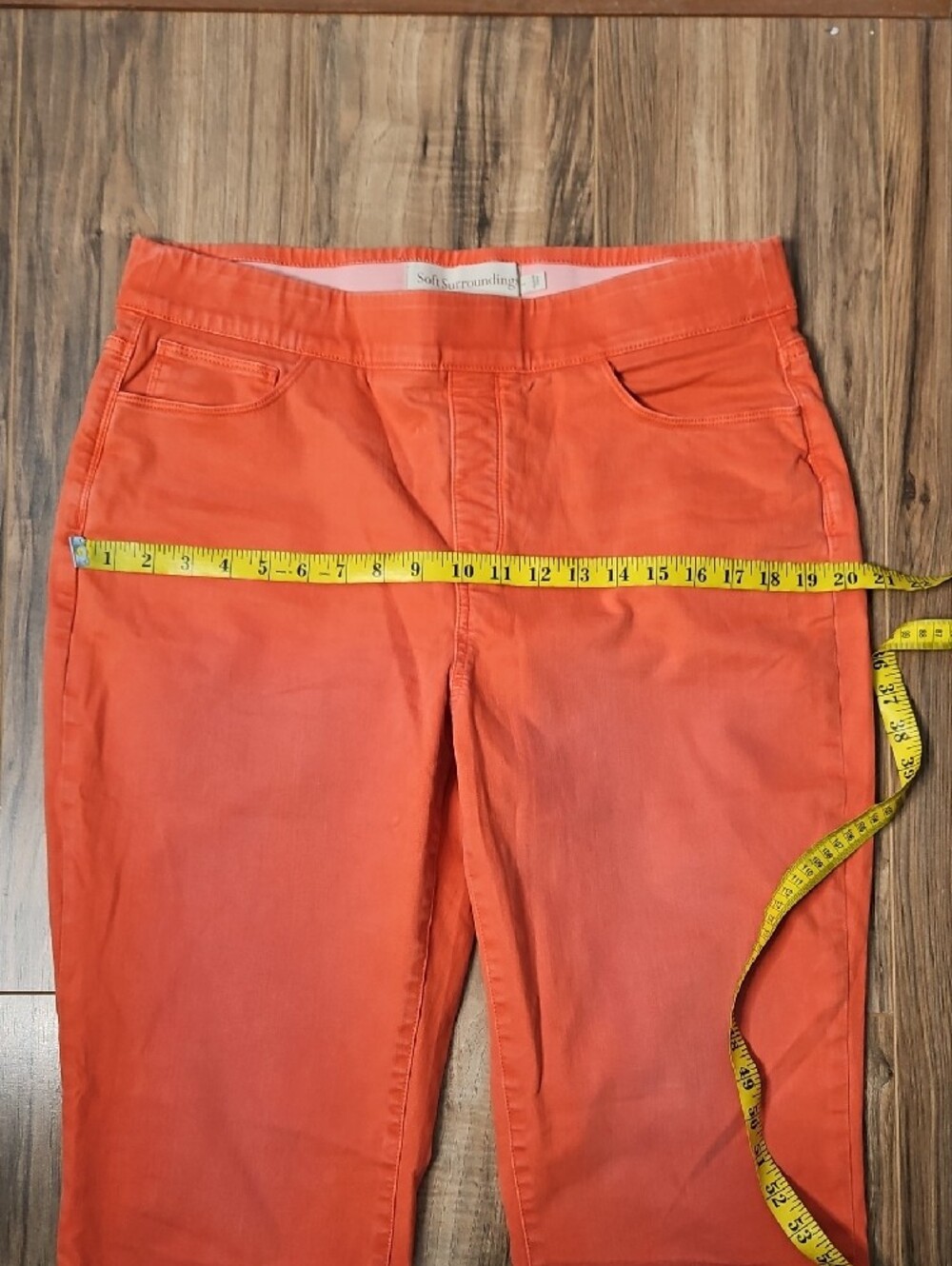 Soft Surroundings Women’s Orange Stretch Pull On Pants Large - Picture 5 of 10